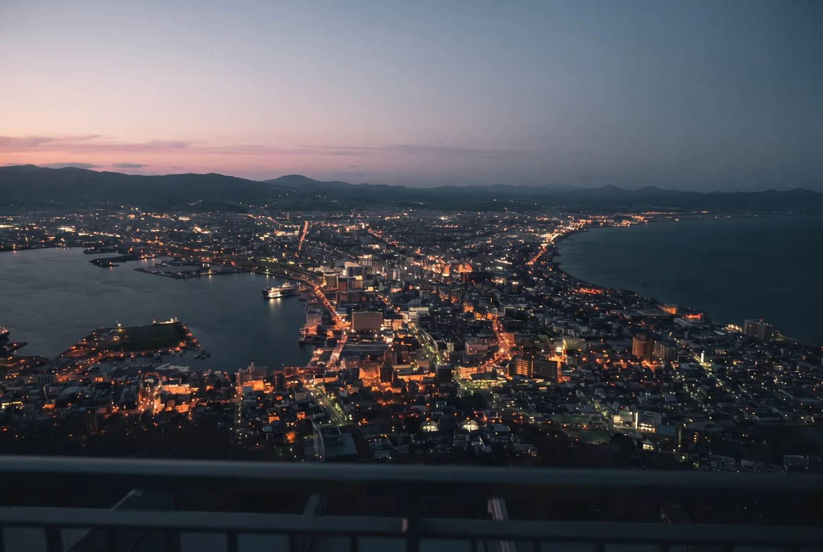 Mount Hakodate. A Michelin three-star panorama by ropeway.
